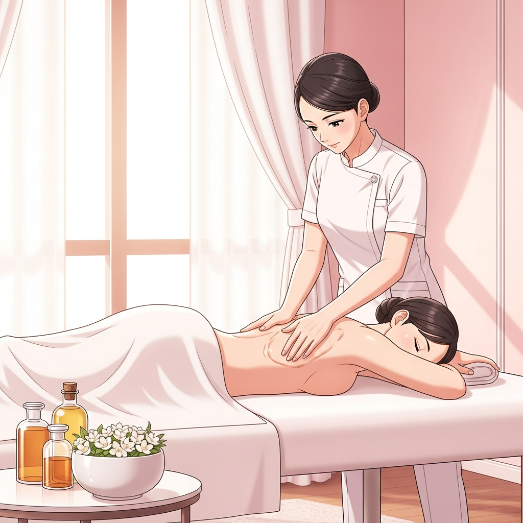 Lichaam huidversteviging — manuele behandeling